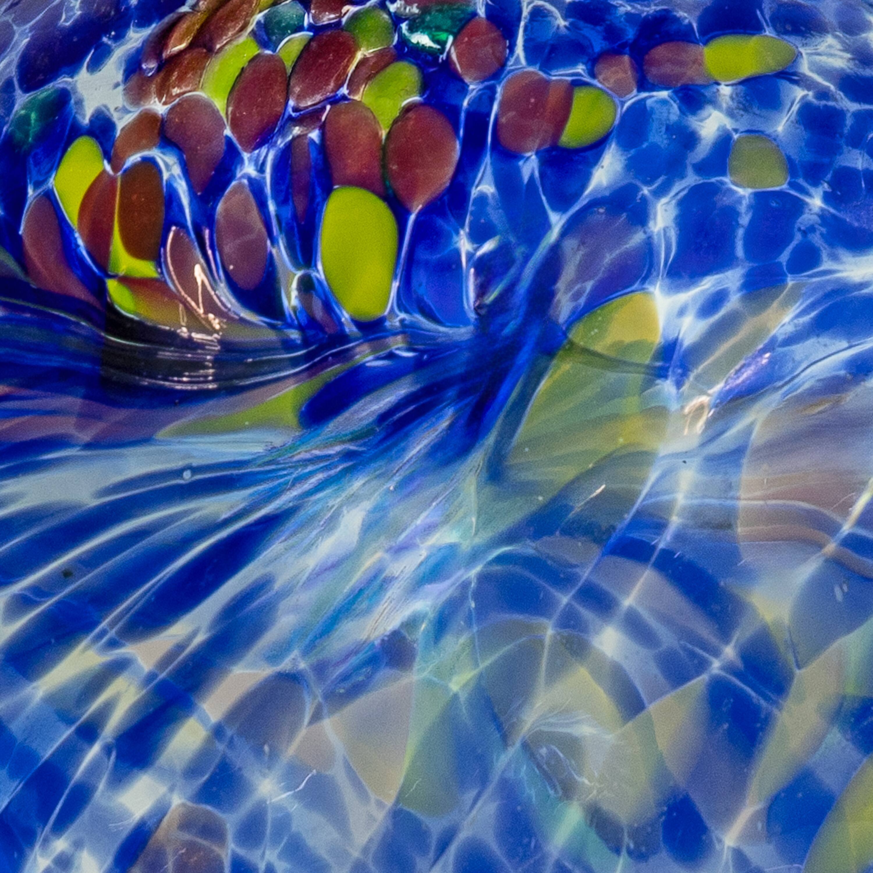 Alt View 9. Sunnydaze - Glass Gazing Globe - 10 in - Primary Color Burst.