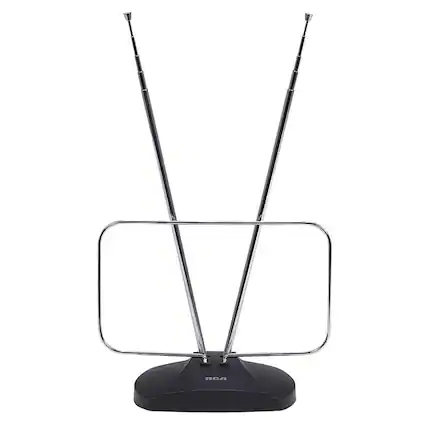Front. RCA - RCA Indoor HDTV Antenna 1 pk - Black.