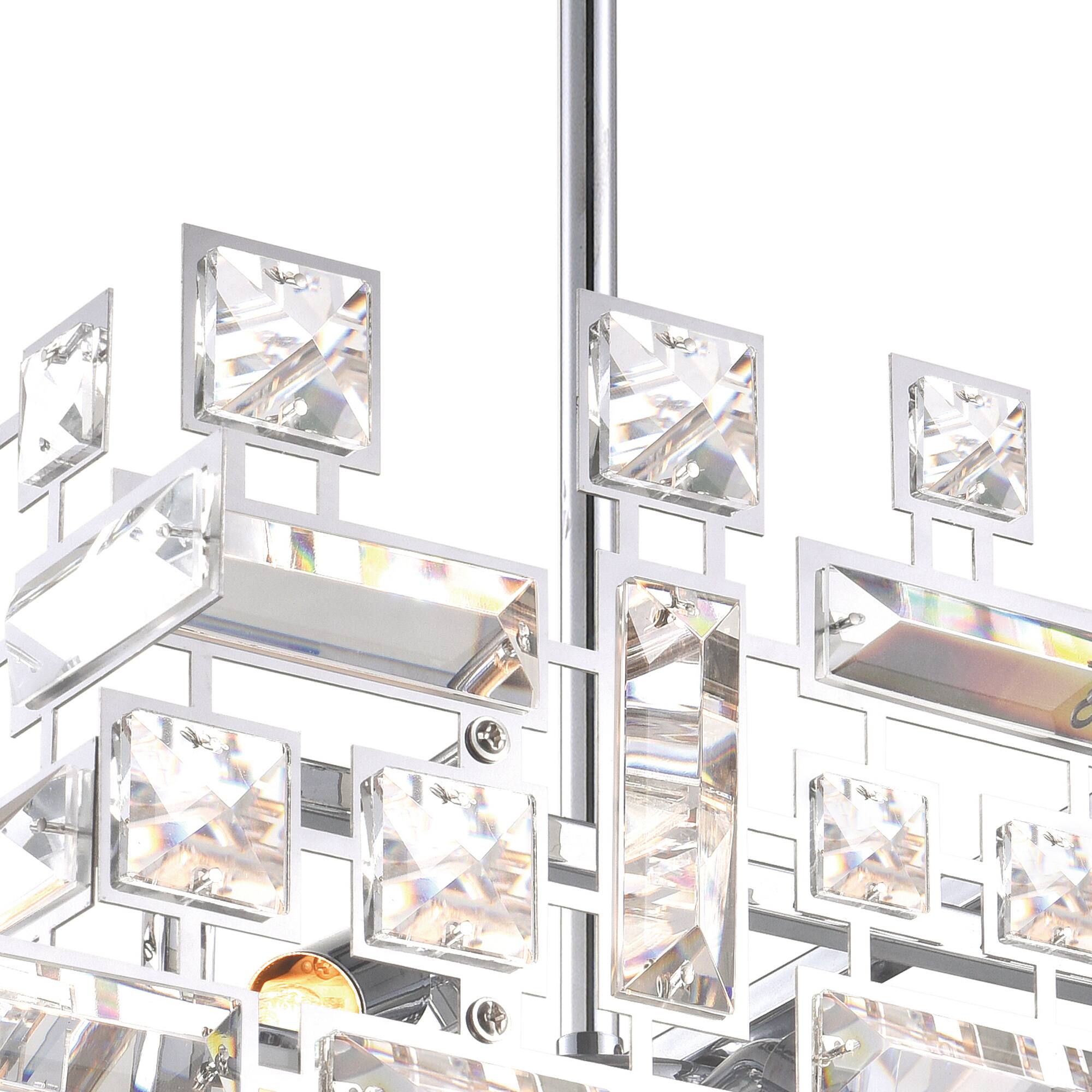 Alt View 1. CWI Lighting - Arley 12 Light Island Chandelier With Chrome Finish - Chrome.