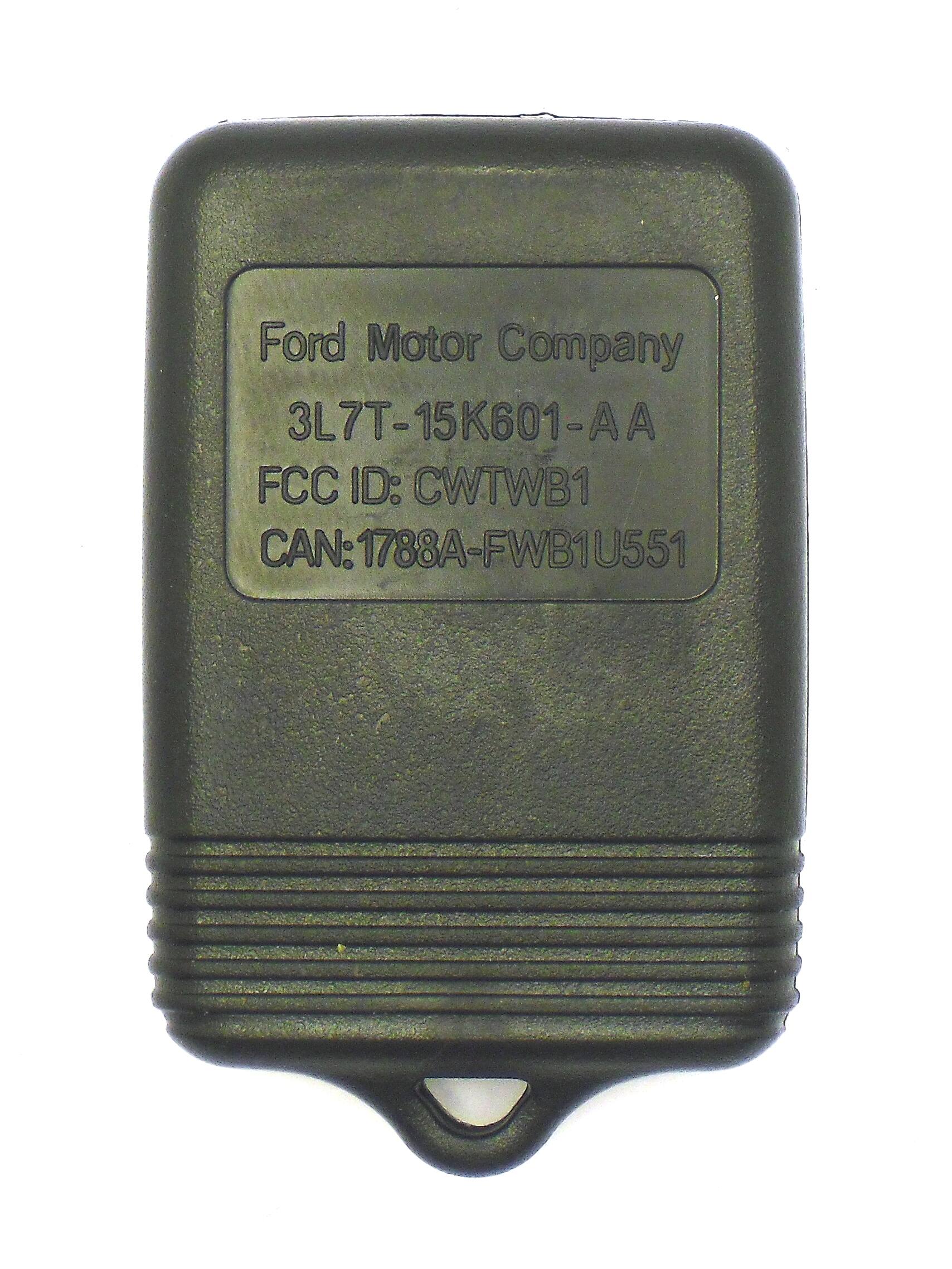 Ford Motor Company  
3L7T-15K601-AA  
FCC ID: CWTWB1  
CAN: 1788A-FWB1U551