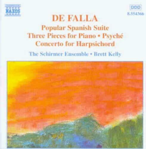M. Falla De - Popular Spanish Suite / Three Pieces for Piano  - COMPACT DISCS