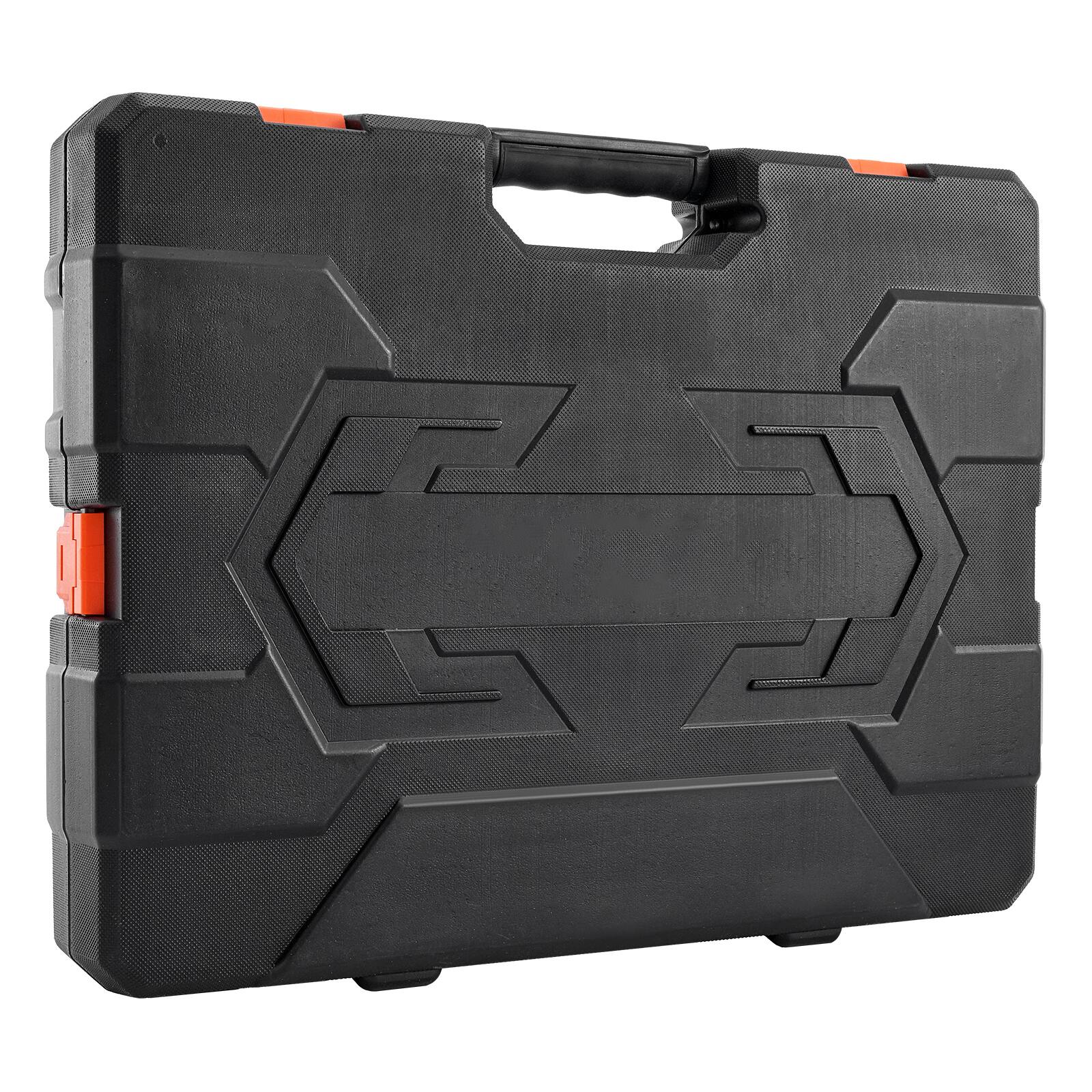 Alt View 1. LOVMOR - Socket Set 76 Pieces 3 8 inch Drive Socket and Ratchet Set SAE and Metric Size for Vehicle Maintenance.