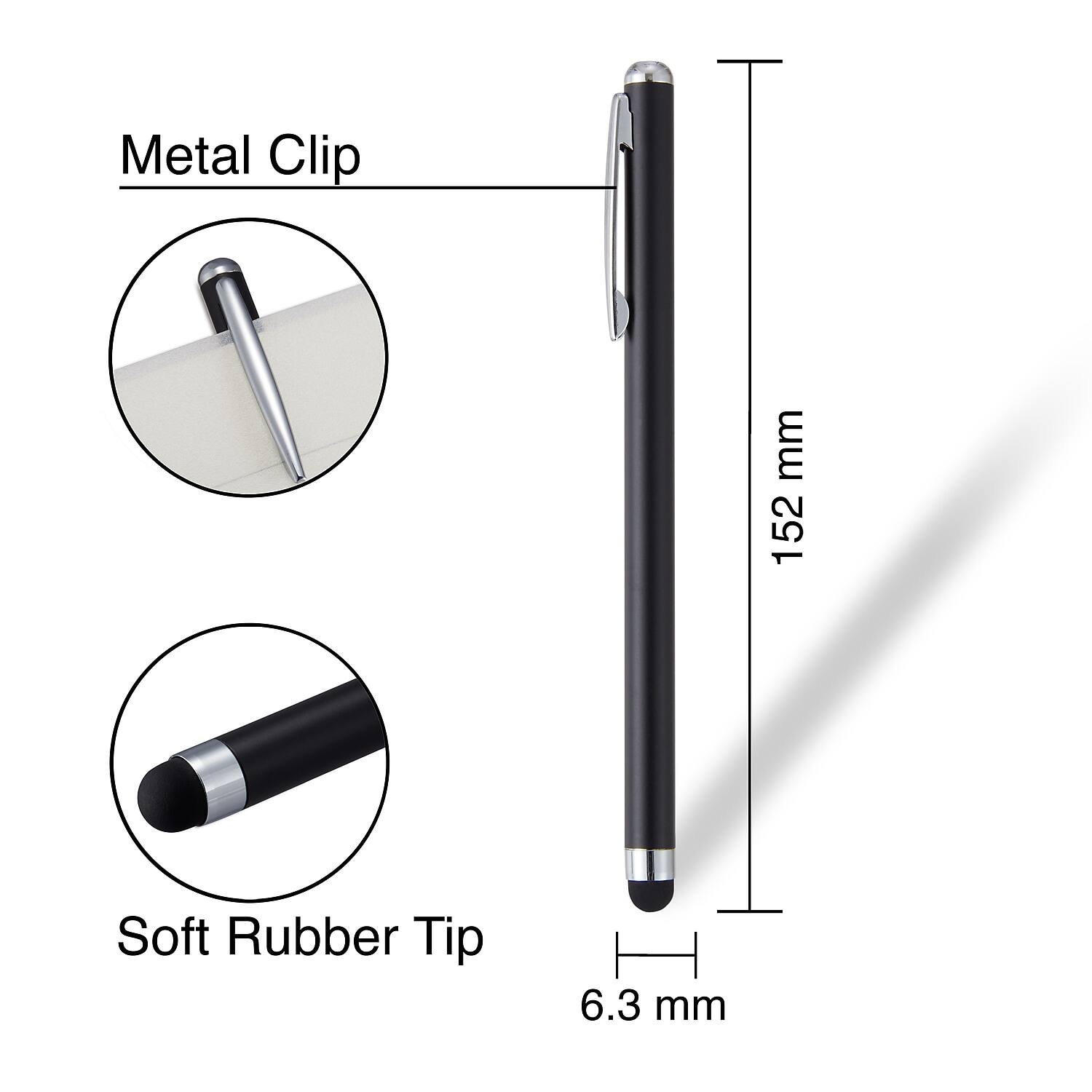 Metal Clip  
152 mm  

Soft Rubber Tip  
6.3 mm