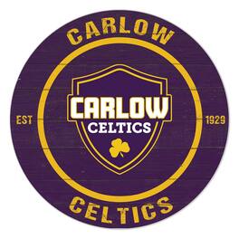 Jardine - Carlow University Celtics 20'' x 20'' Indoor/Outdoor Team Color Circle Sign - Purple