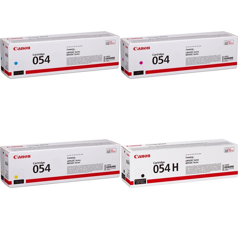 Canon CRG 054H High Yield Black & Standard 054 Colors (CMY) - Best Buy