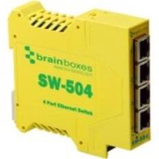G66ii brainboxes SW-504
4 Port Ethernet Switch