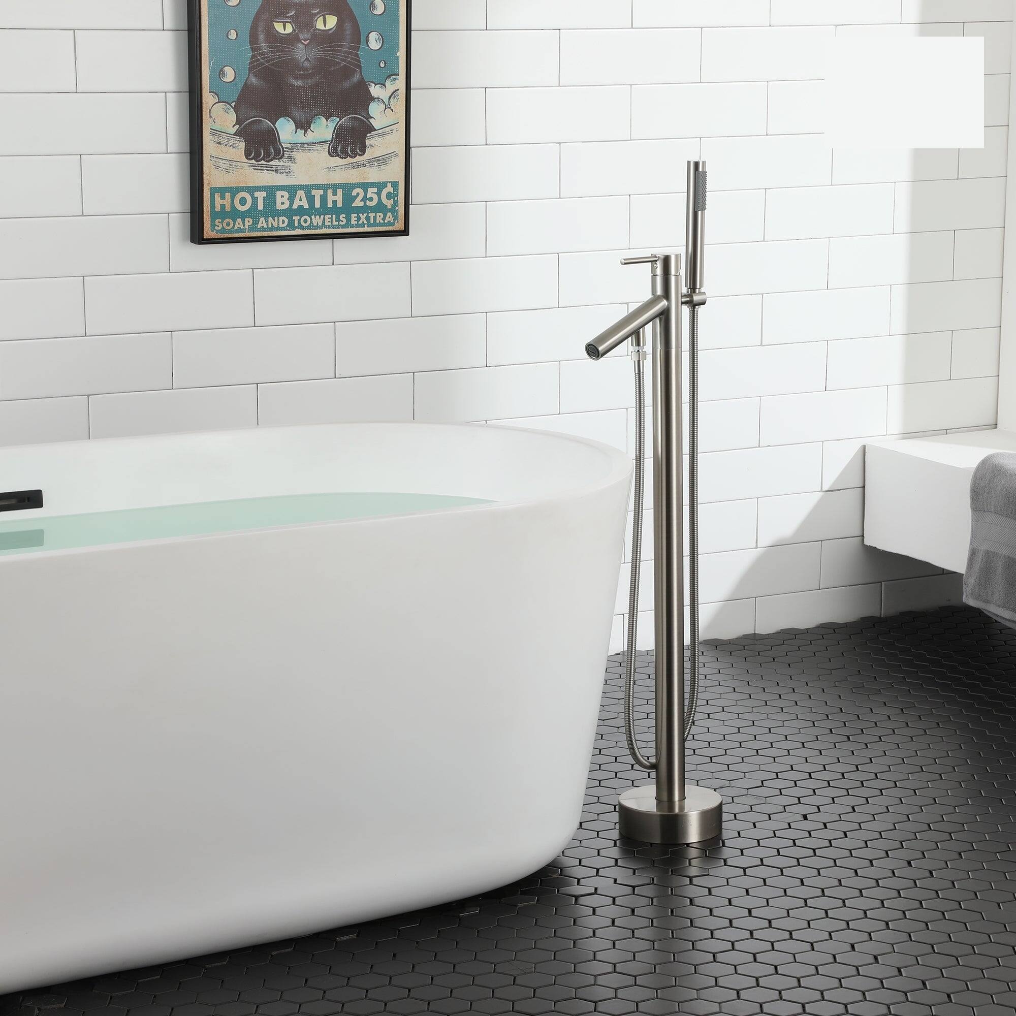 HOT BATH 25¢ SOAP AND TOWELS EXTRA