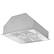 Angle. Forno Appliances - Altilia 30" Built-In Range Hood with LED Lighting - Stainless steel.