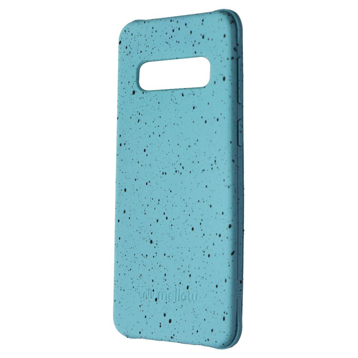 Front. Mellow - Mellow Compostable Bio Case for Samsung Galaxy S10 - Blue/Black - Blue.