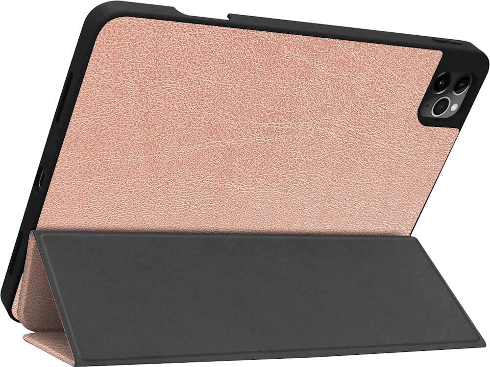 Alt View 14. SaharaCase - Folio Case for Apple iPad Pro 12.9 (4th, 5th, and 6th Generation 2020-2022) - Rose Gold.
