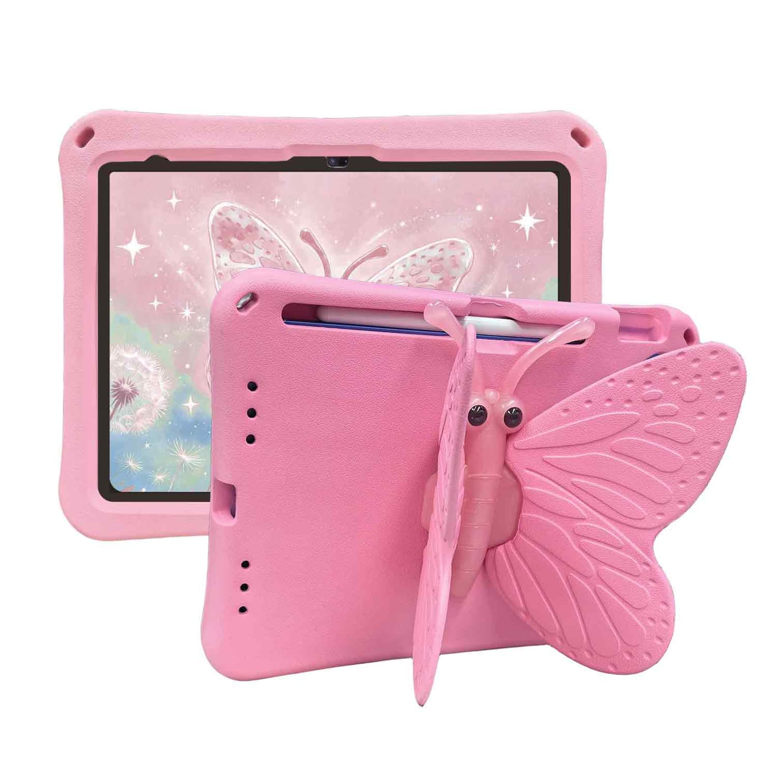 "UUCOVER - Butterfly Case for iPad (A16) 11-inch 2025/iPad 10th Gen 10.9"" 2022,Shockproof EVA Kids Case 360° Rotating Stand Cover - Pink" price history on PriceWatchPro