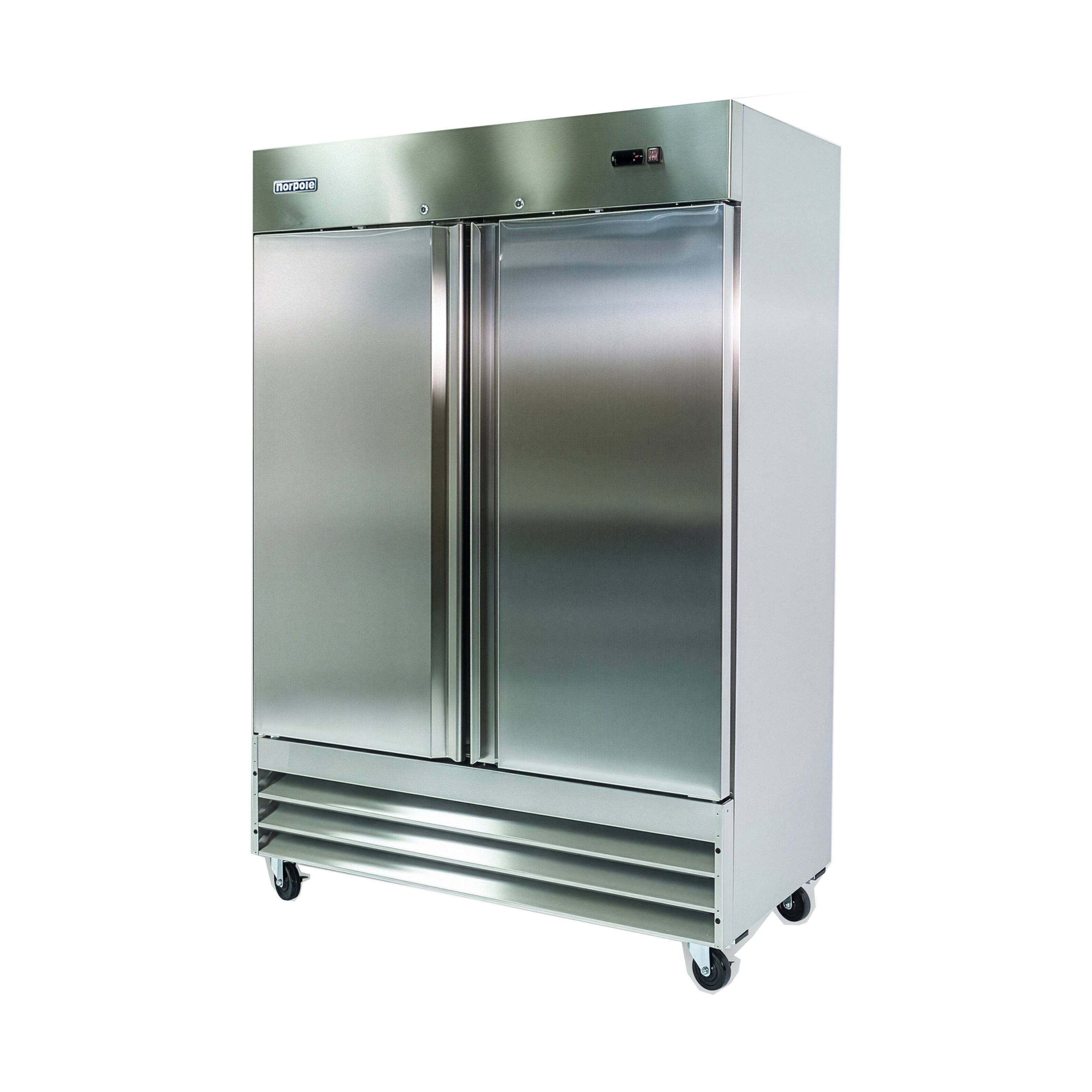 Alt View 2. Magic Chef - Commercial 48 cu. ft. 2-Door Upright Reach-In Freezer in Stainless Steel - Stainless Steel.