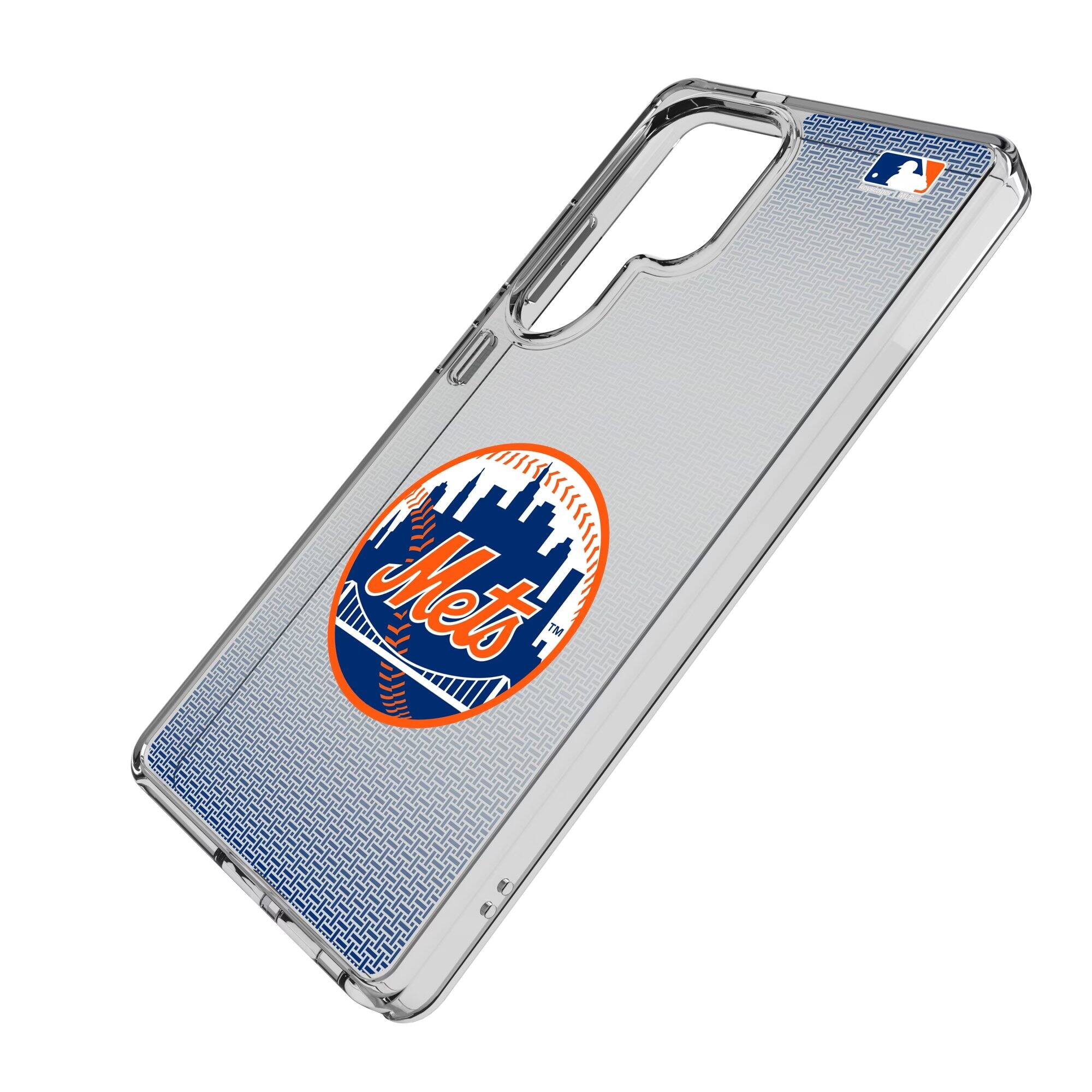 Alt View 1. Keyscaper - Linen Logo Galaxy Clear Case - S22 - Multicolor.