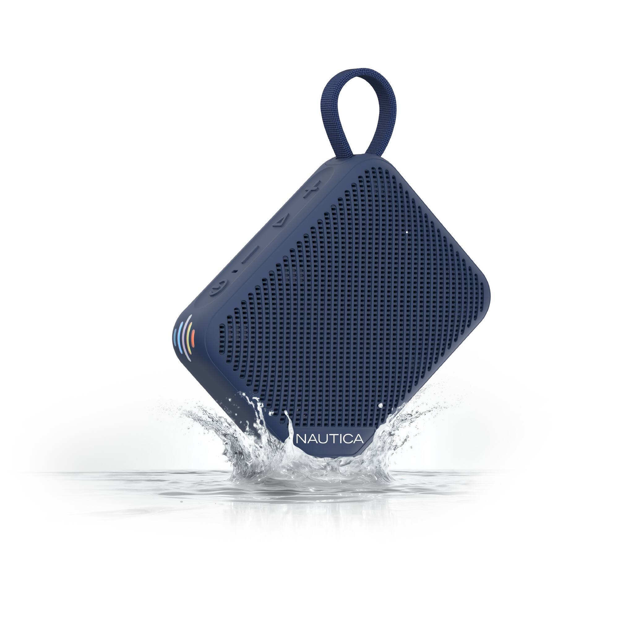 Nautica - Nayman SP500 Portable Bluetooth Speaker, 12W Sound, Waterproof, 9H Playtime, Shower, Outdoor - Navy price history on PriceWatchPro