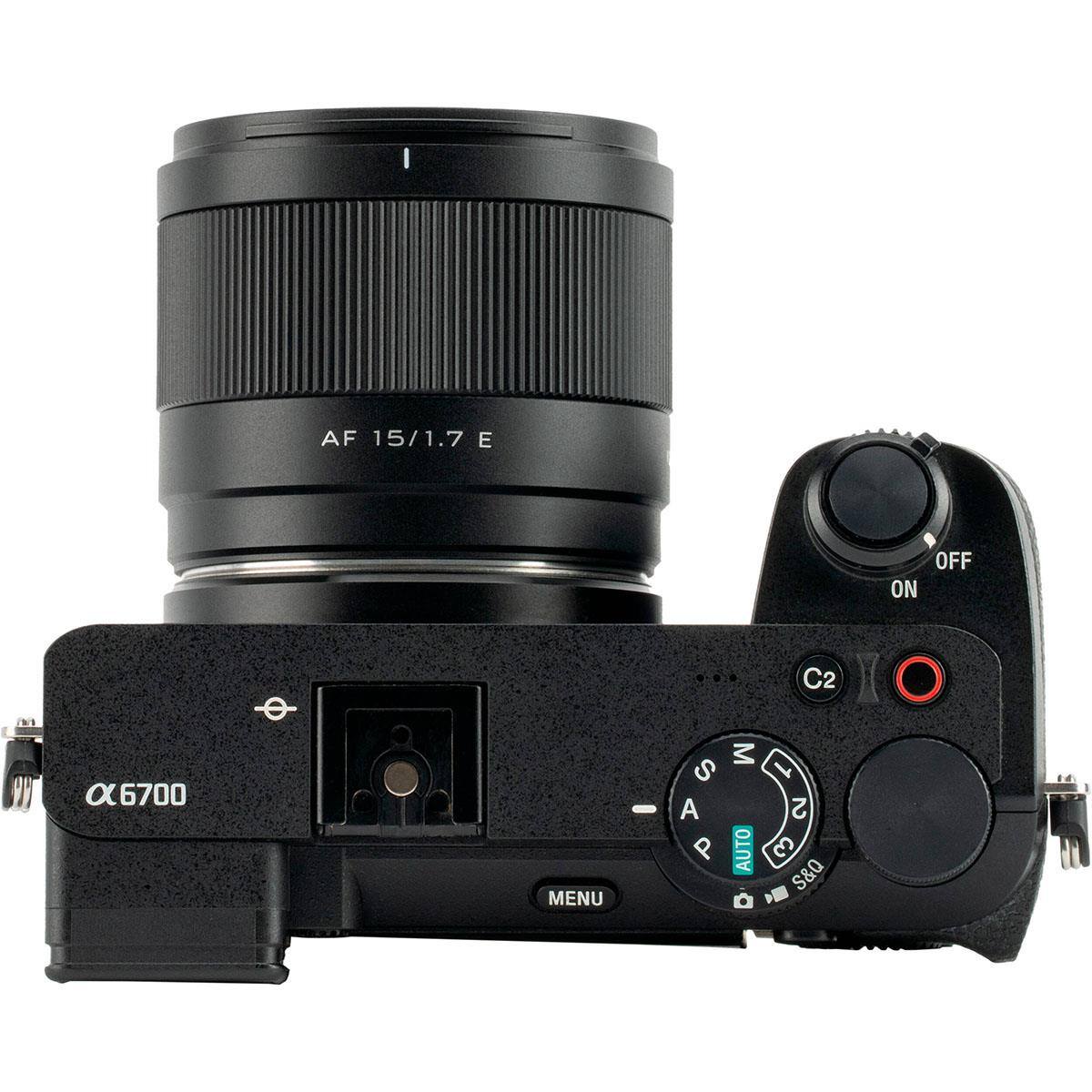 AF 15/1.7 E

OFF ON

C2

11

X6700

MENU

S M A P AUTO

1 2 3 S&Q