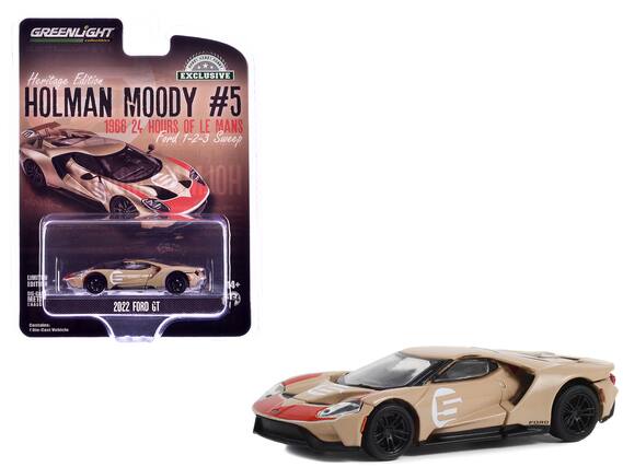 GREENLIGHT collectibles
Heritage Edition
HOLMAN MOODY #5
1966 24 HOURS OF LE MANS
Ford 1-2-3 Sweep
EXCLUSIVE
LIMITED EDITION DIE-CAST METAL
2022 FORD GT
Contains: 1 Die-Cast Vehicle
4+
