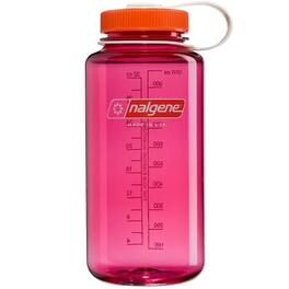 Nalgene - Sustain 16 oz. Wide Mouth Water Bottle - Fuchsia Purple w/Flame
