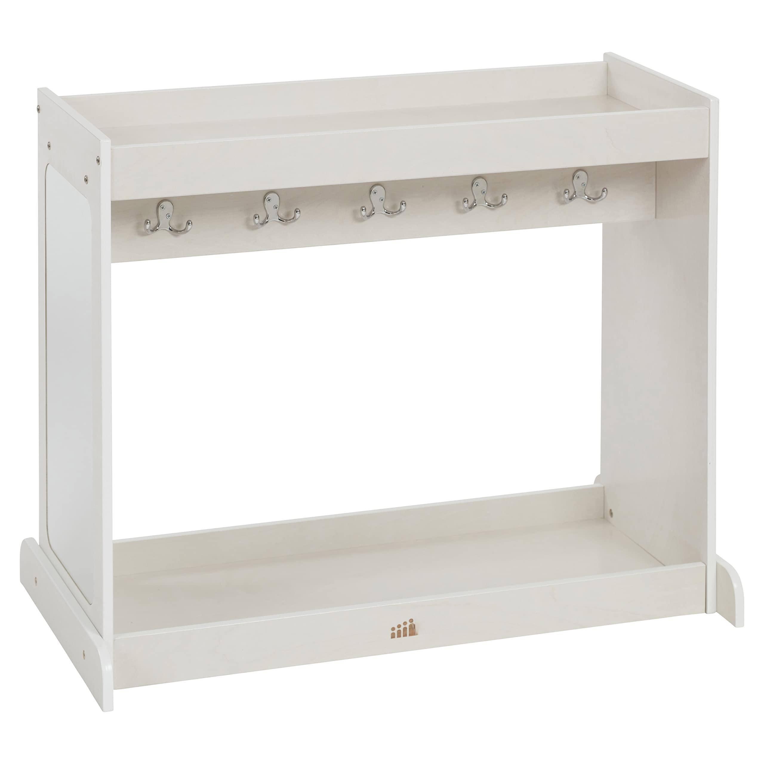 Front. Empire DigiLabs - Streamline Dress-up Island Costume Organizer Wash - White Wash.