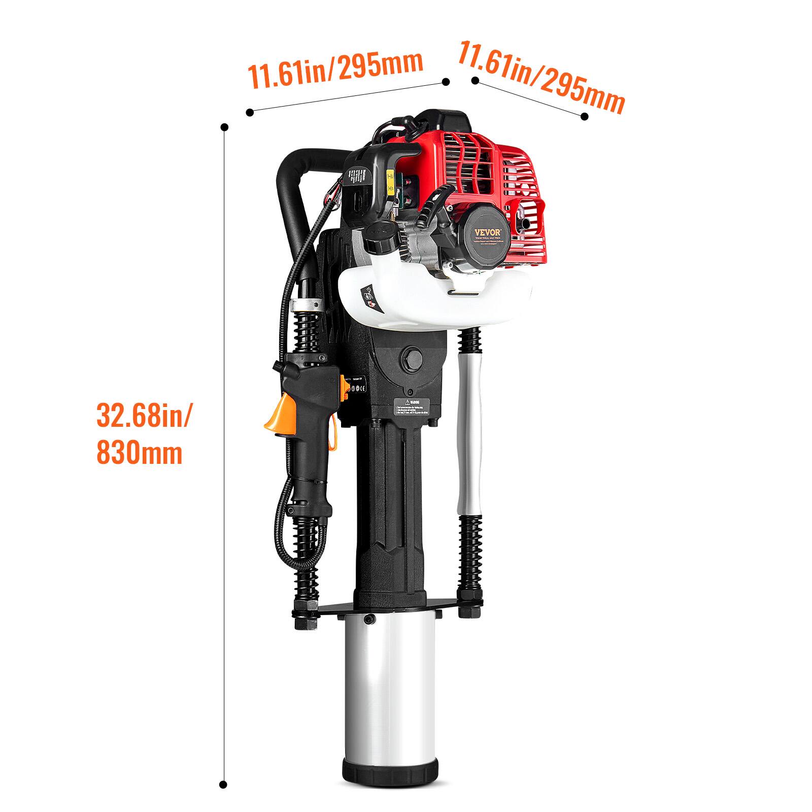11.61in/295mm  
11.61in/295mm  
32.68in/830mm  
VEVOR
