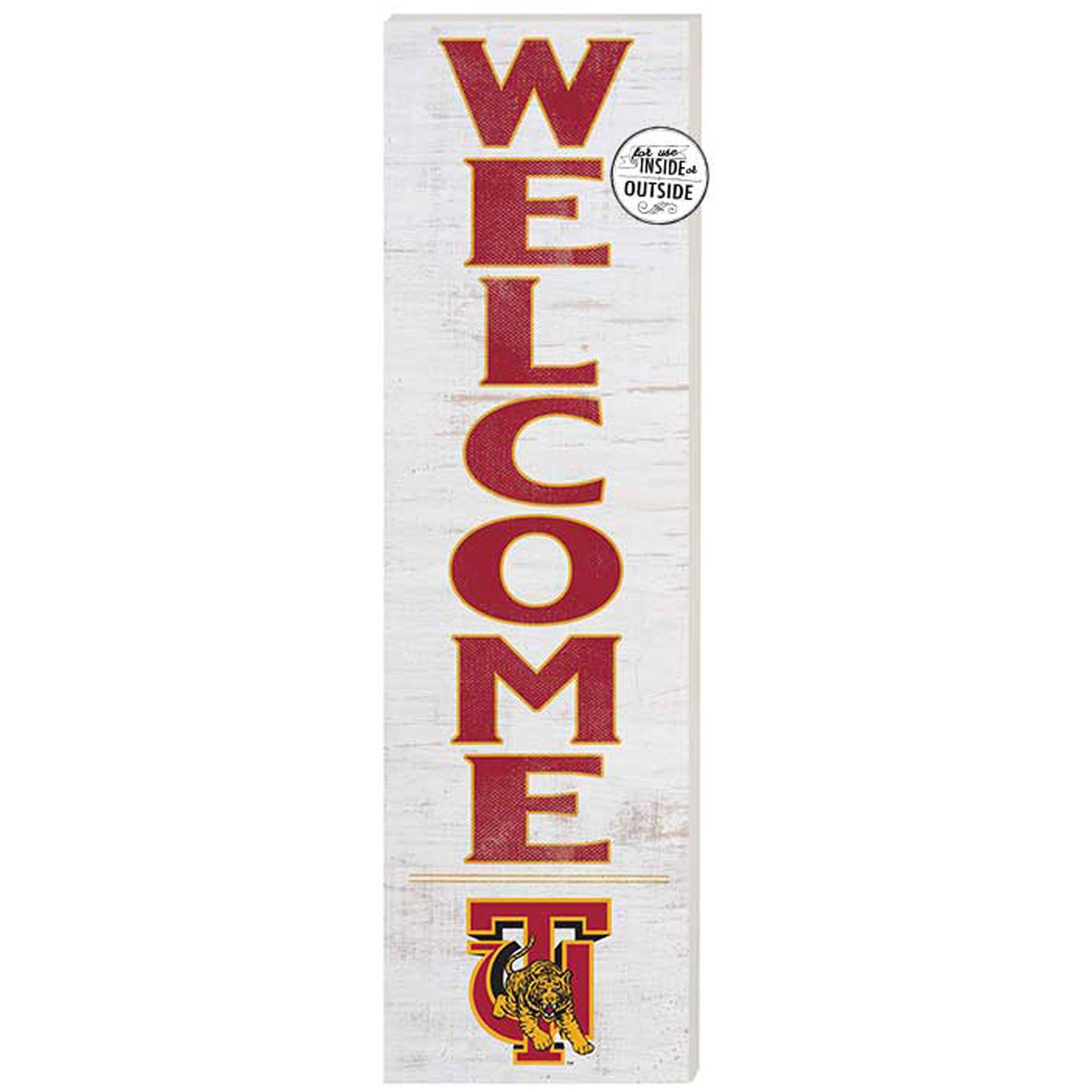 Tuskegee Golden Tigers 10'' x 35'' Indoor/Outdoor Welcome Sign