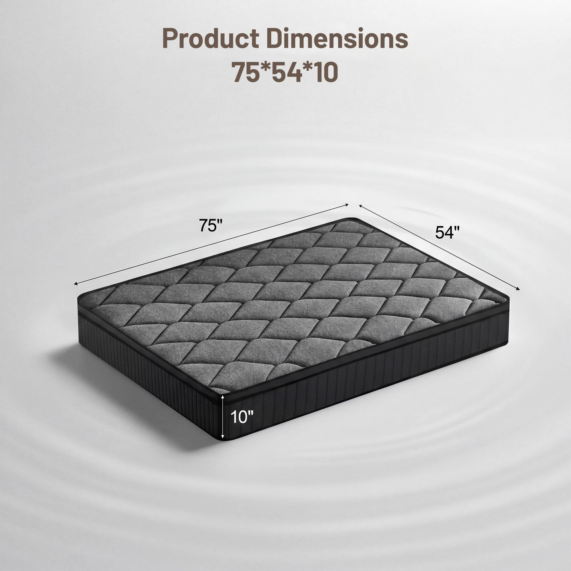 Product Dimensions 75*54*10

75"
54"
10"