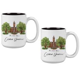 Indigo Falls - Clemson Tigers 2-Pack 15oz. Laura Wilcox University Mug Set - Multicolor