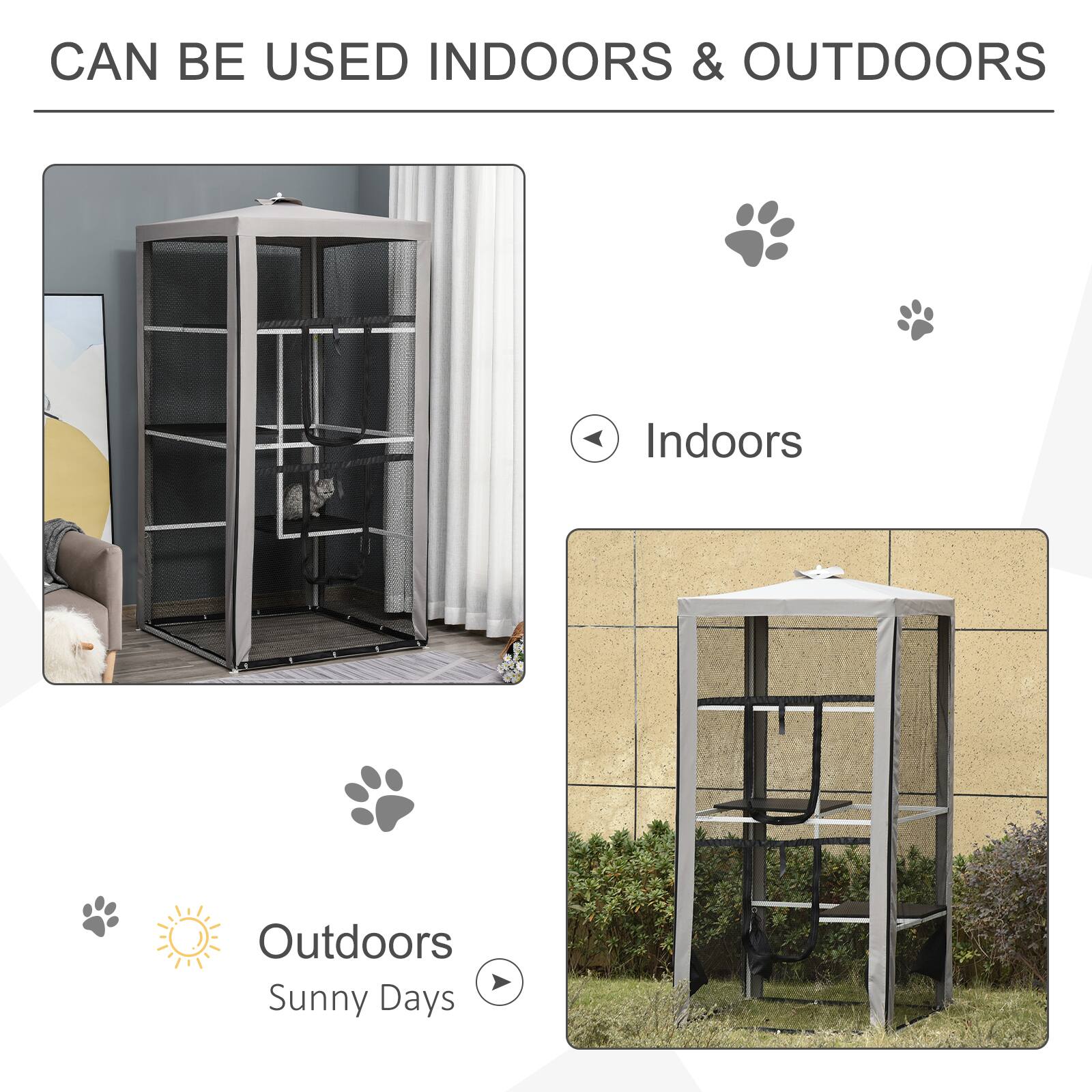 CAN BE USED INDOORS & OUTDOORS

Indoors

Outdoors
Sunny Days