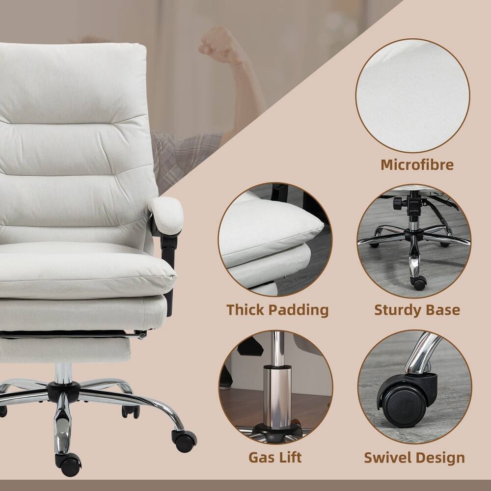 Microfibre  
Thick Padding  
Sturdy Base  
Gas Lift  
Swivel Design