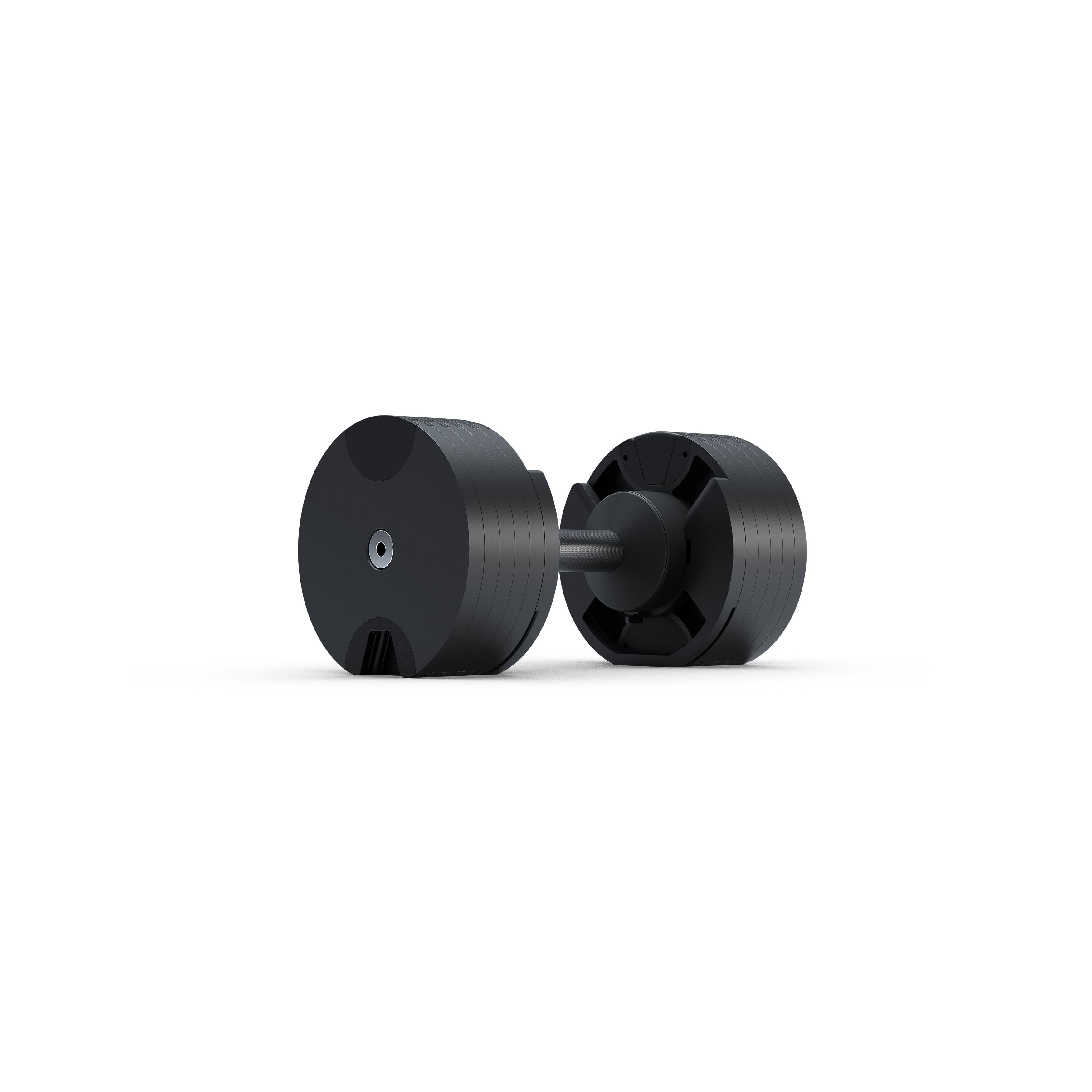 Angle. Matrix - DB50 50 lb. Adjustable Dumbbells - Black.