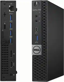 Dell - Refurbished Excellent - OptiPlex 7050 Micro Desktop Computer, Intel Core i7-7700 up to 4.20 GHz, 16GB DDR4 RAM, 512GB SSD, Windows 11 Pro - Black