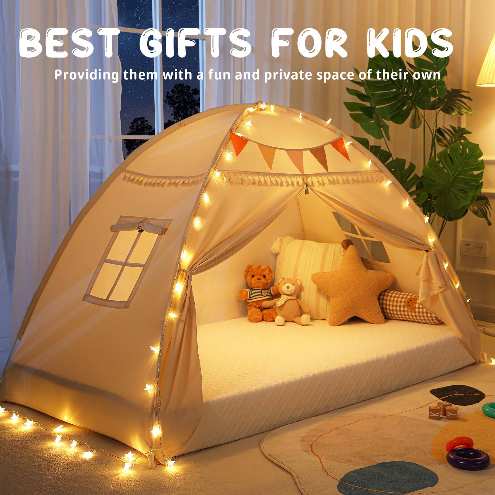 BEST GIFTS FOR KIDS  
Providing them with a fun and private space of their own