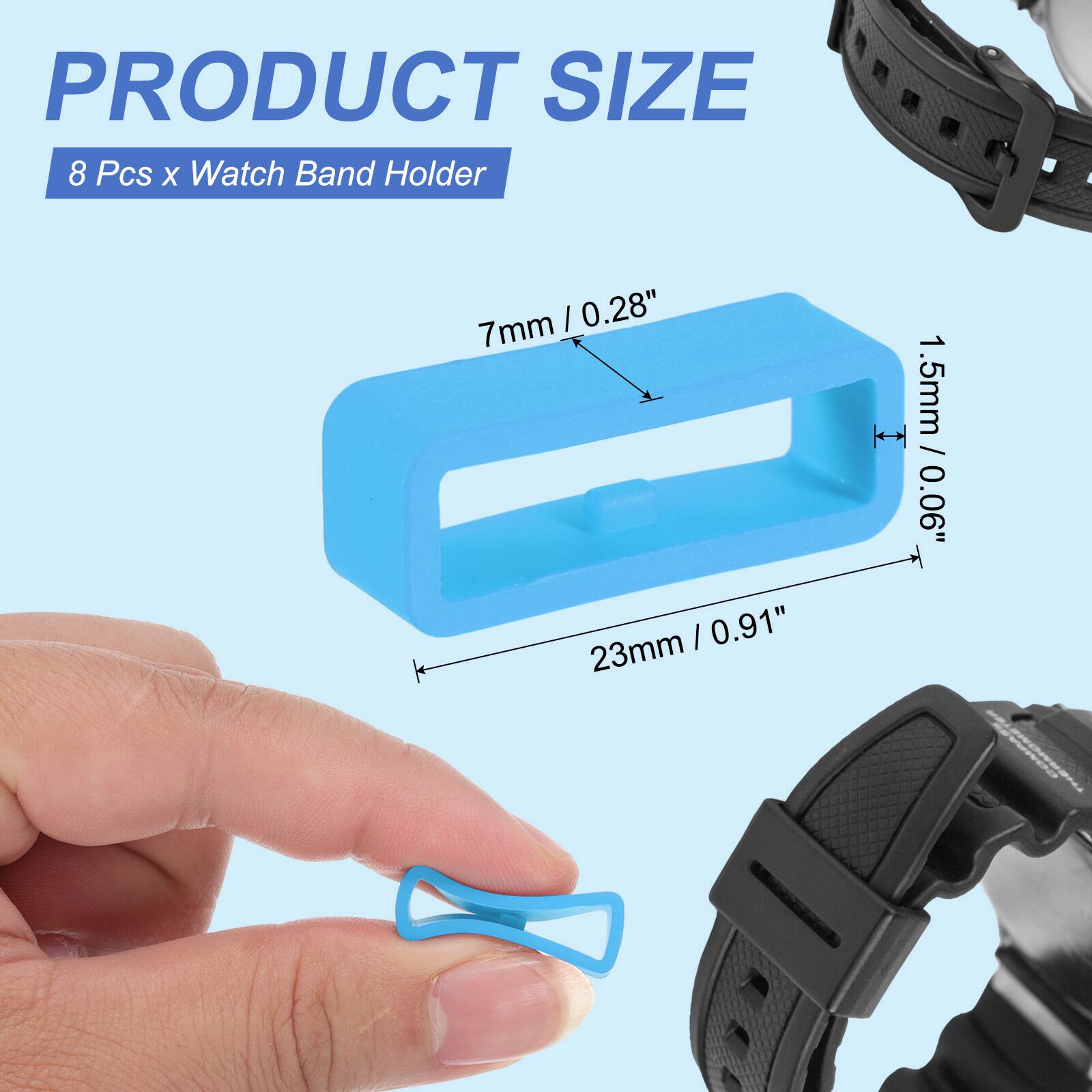 PRODUCT SIZE  
8 Pcs x Watch Band Holder  
7mm / 0.28"  
23mm H  
1.5mm / 0.06"
