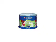 Verbatim. Printable 4x CD-RW 700z 4x Silver Surface argente Superficie plateada 4 Fack 50 Pack