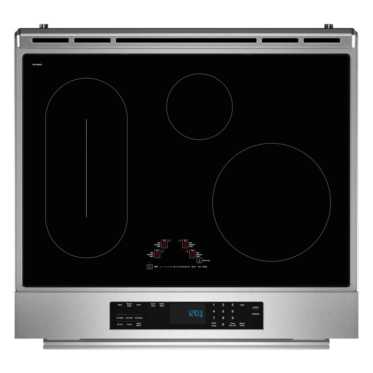 KitchenAid 30 Inch 4 Element Induction Slide In Convection Range with ...