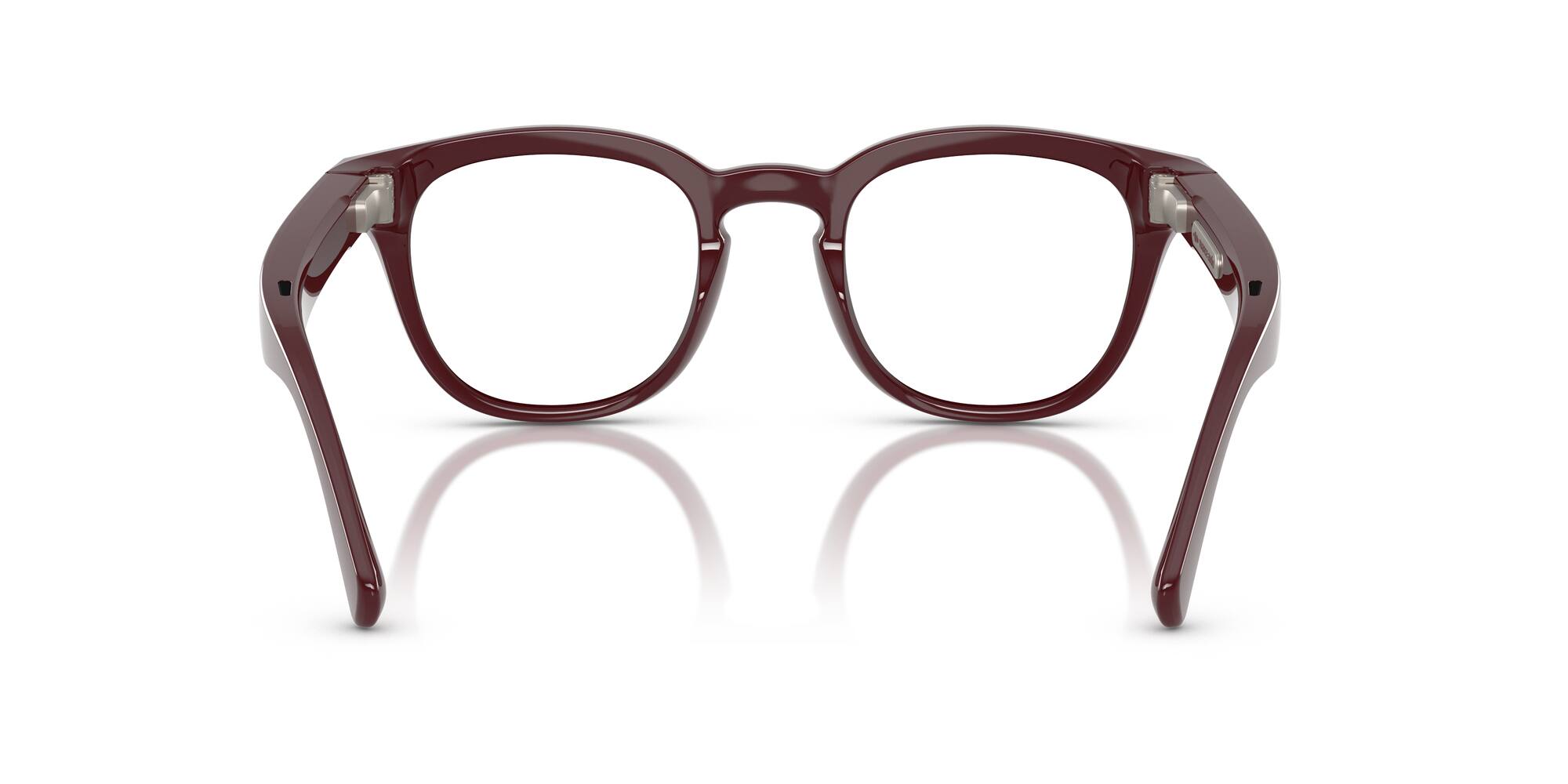 Back. Nuance - Panthos 48 Audio Glasses - Shiny Burgundy - Transition Lens - SHINY BURGUNDY.