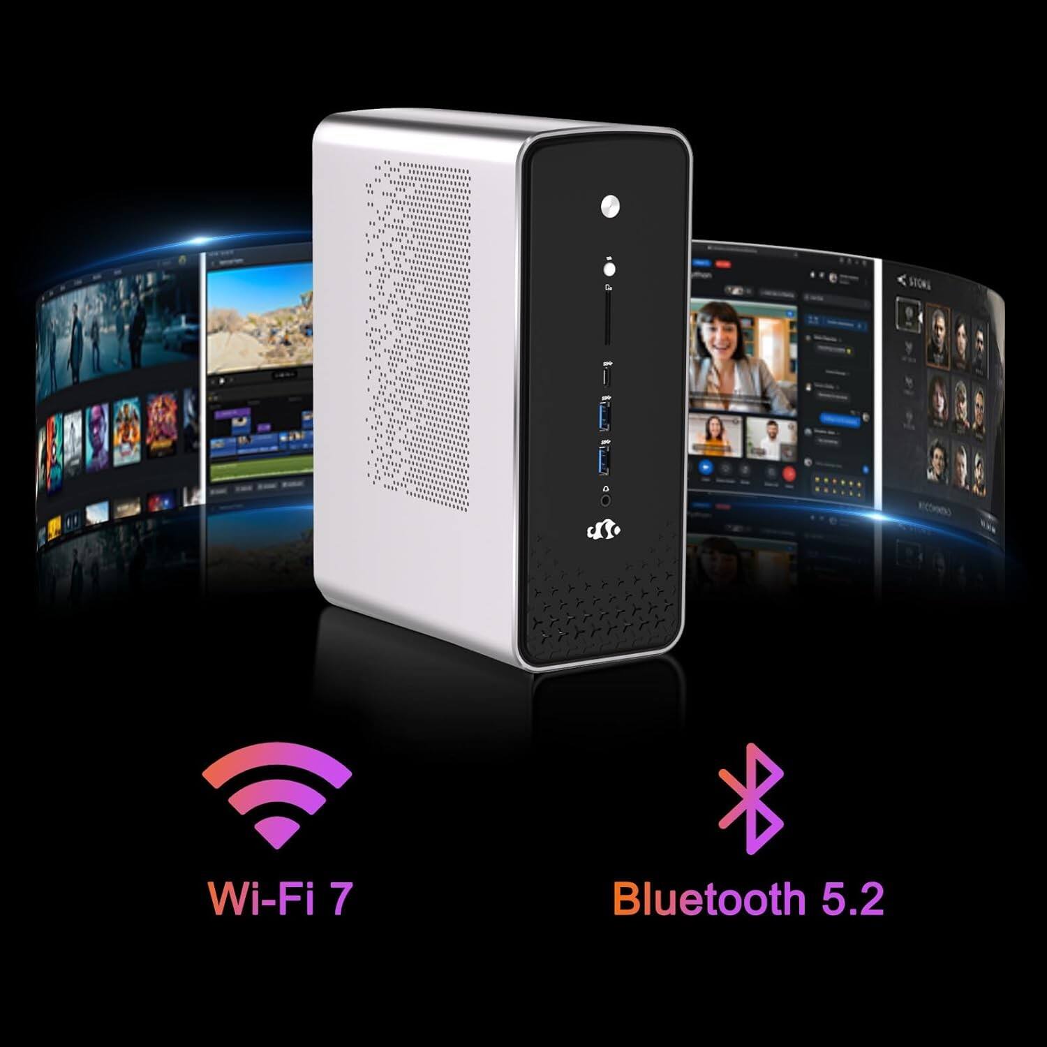 NIMO Mini PC Desktop, AMD Ryzen AI Max+ 395 128GB LPDDR5 8000MHz