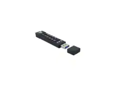 Front. Apricorn - Apricorn Aegis Secure Key 3z 64GB USB 3.1 Flash Drive - 256-bit AES, 77/72 MB/s, TAA Compliant - Black.
