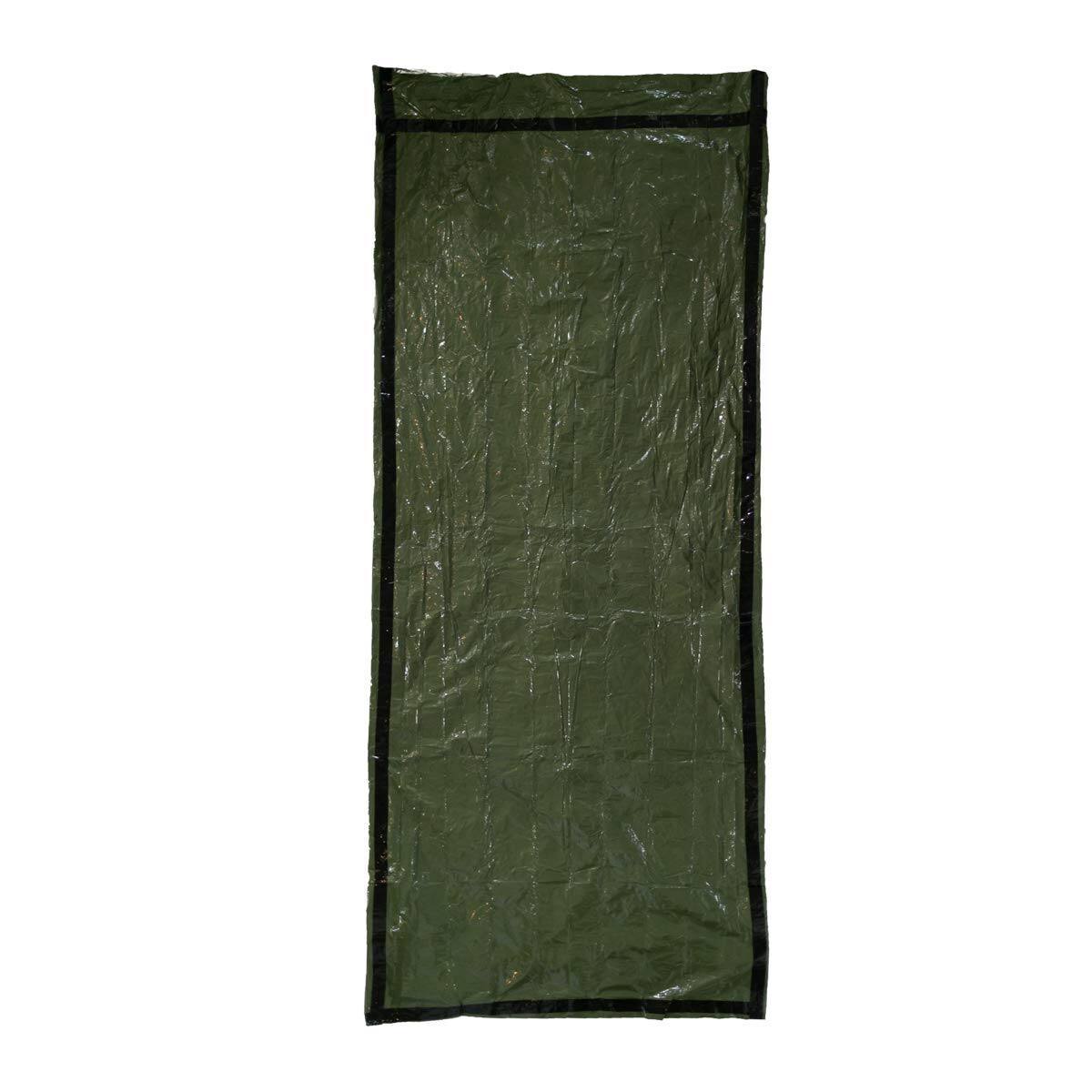 Alt View 4. Dapper Styles - Tact Bivvy 2.0 Emergency Sleeping Bag W stuff Sack Carabiner Whistle Paratinder - Compact Lightweight Water... - New 2.0 Tactical Orange.