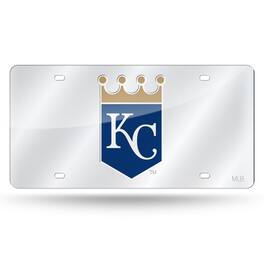Rico Industries - Kansas City Royals Acrylic License Plate Laser Tag - Multi