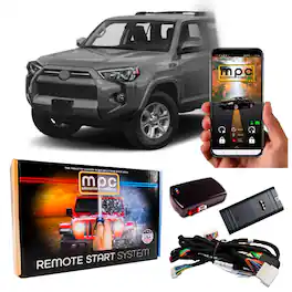MPC - Remote Start Kit For Toyota 4Runner 2022-2024 | Plug & Play | Phone App Control - Black