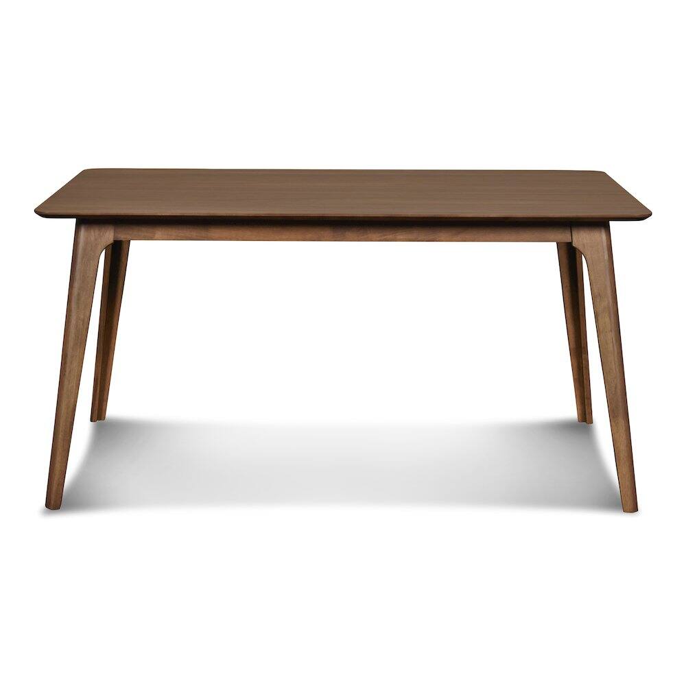 Alt View 1. New Classic Furniture - Furniture Oscar 59" Solid Wood Retangular Dining Table in Walnut - Brown.