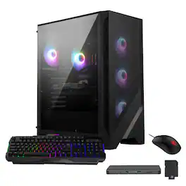 MSI - Codex R2 Gaming Desktop,Intel Core Ultra 7 265,64GB DDR5,2TB SSD+1TB Dock Set,NVIDIA RTX 5060 8GB,Win 11 - Black