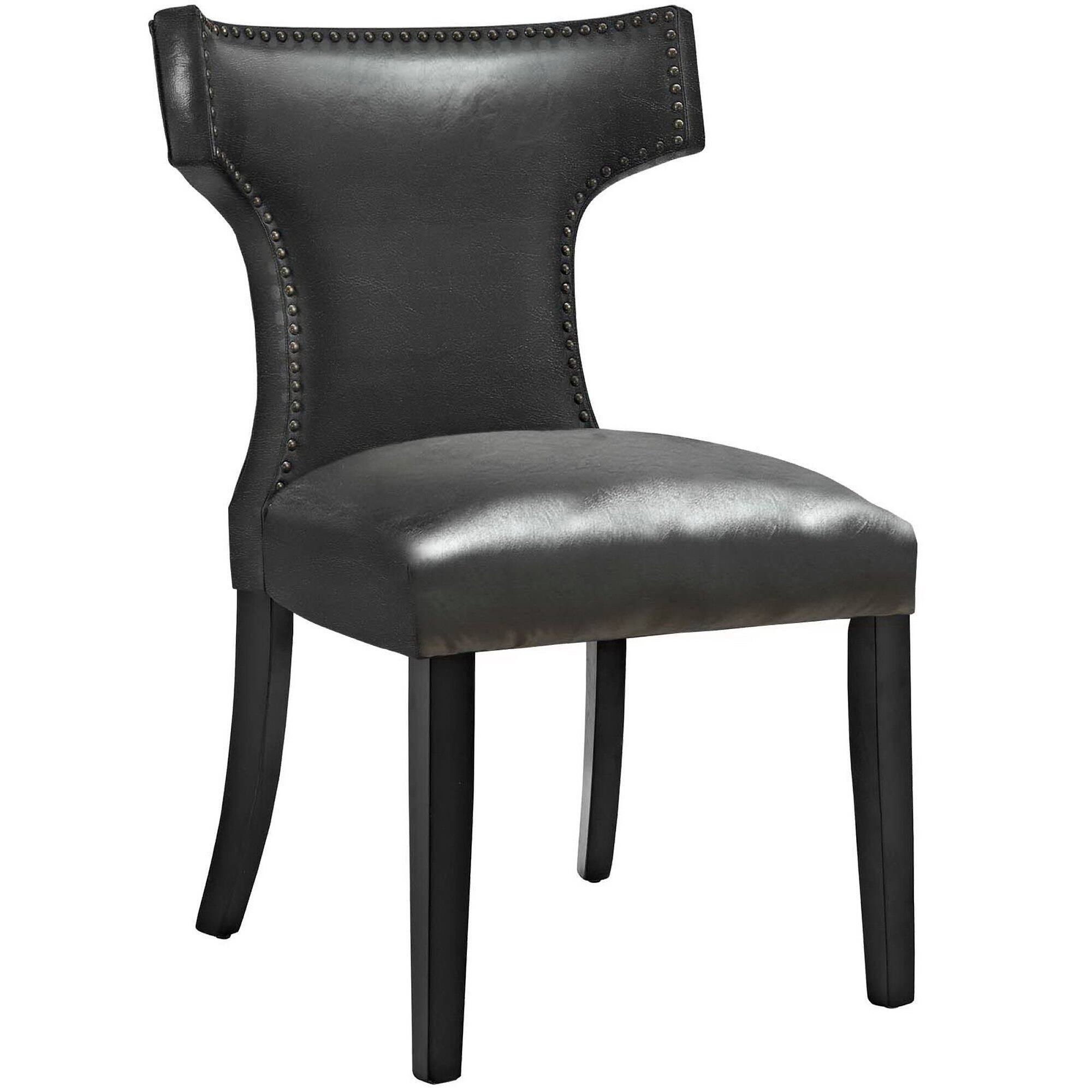 Angle. Modway - Curve Dining Chair by Modway - Black.