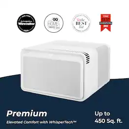 Windmill - WhisperTech 10,000 BTU Smart Window Air Conditioner with Inverter Technology - White