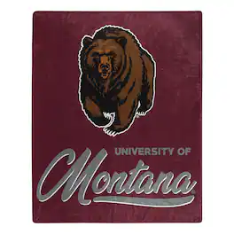 Northwest - Montana Grizzlies 50" x 60" Signature Raschel Plush Throw Blanket - Multicolor