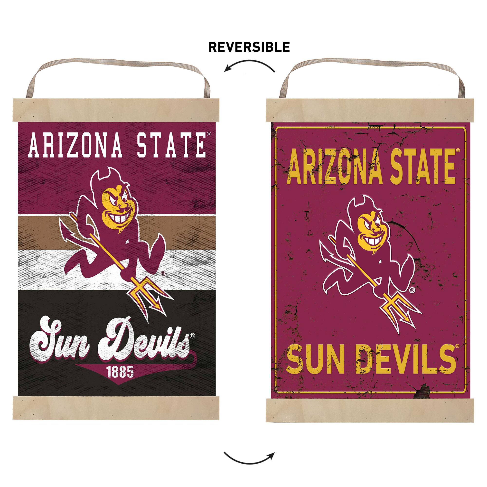 REVERSIBLE  
ARIZONA STATE  
ARIZONA STATE  
Sun Devils  
1885  
SUN DEVILS
