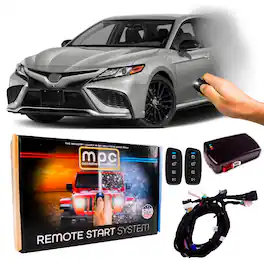 MPC - 4-Button Remote Start For 2018-2022 Toyota Camry - Plug N Play - Black