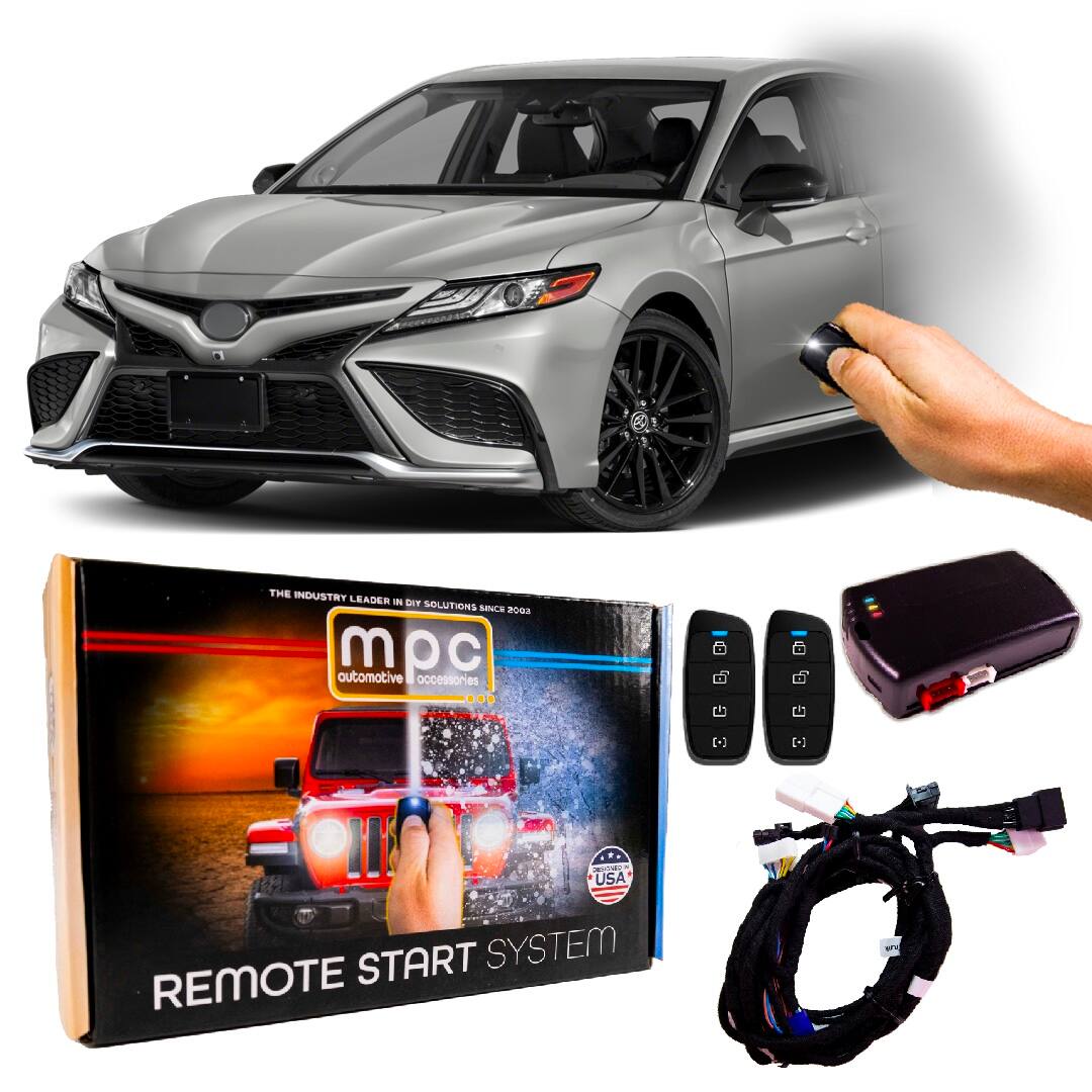 MPC - 4-Button Remote Start For 2018-2022 Toyota Camry - Plug N Play - Black