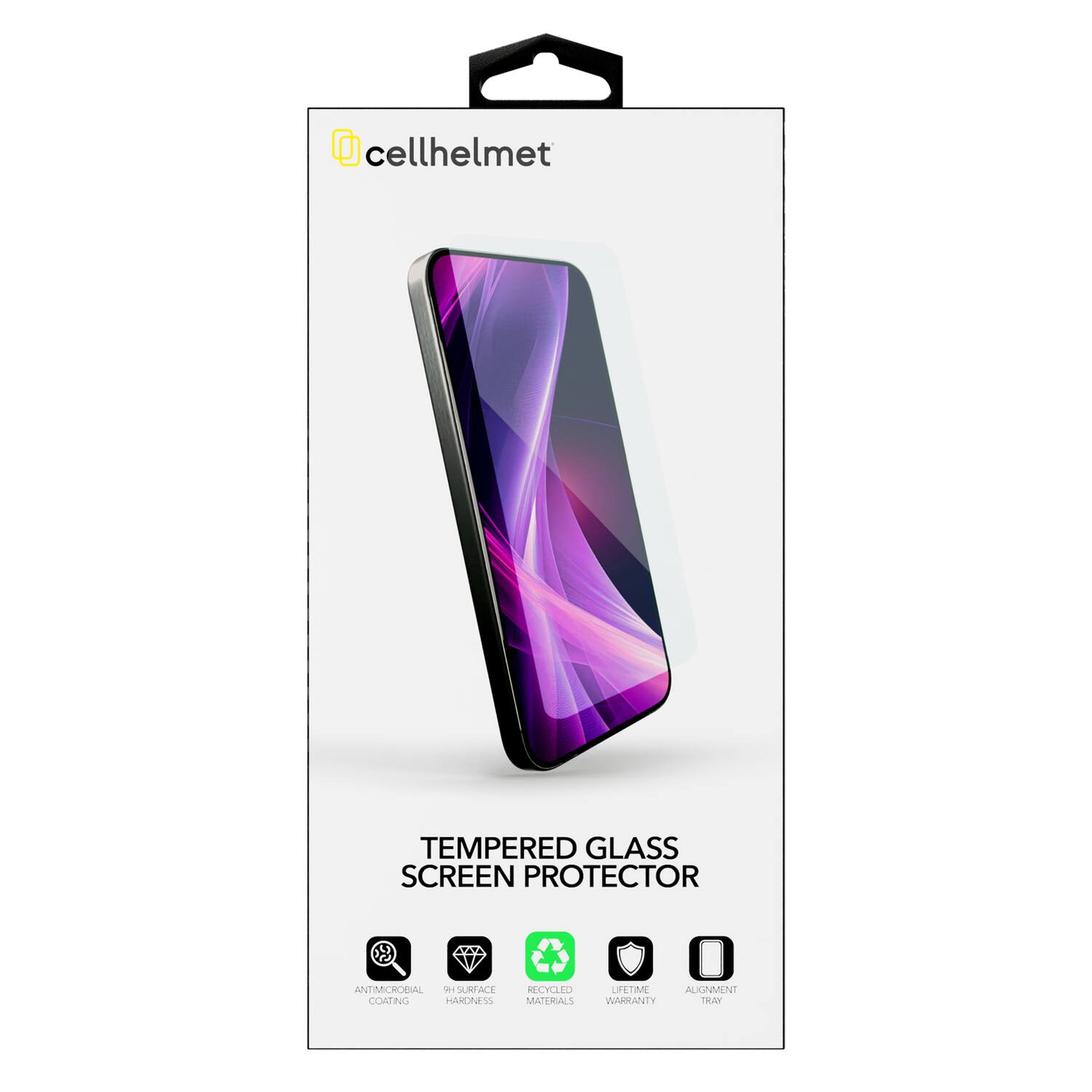 cellhelmet TEMPERED GLASS SCREEN PROTECTOR

- ANTIMIRROEIAL SURFACE COATING
- HARDNESS
- RECYCLED MATERIALS
- LIFETIME ALIGNMENT WARRANTY