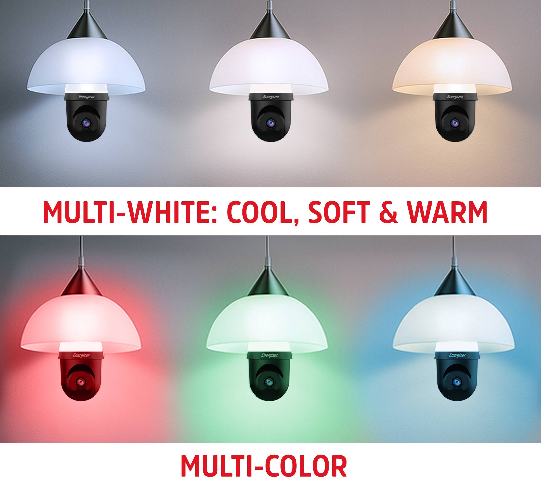 Eerpo Energizer Energize MULTI-WHITE: COOL, SOFT & WARM  
Energizer MULTI-COLOR